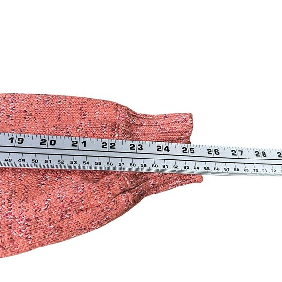 Free People FP Beach Sweater Women’s Small Orange Long Sleeve Pullover Knitted - Picture 9 of 10